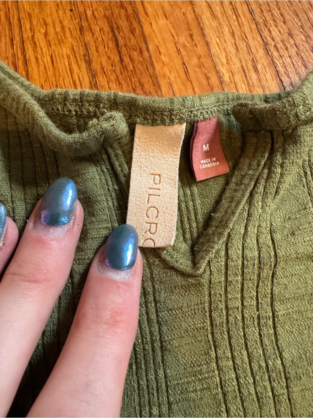 Pilcro Ribbed Tank - Picture 2 of 2